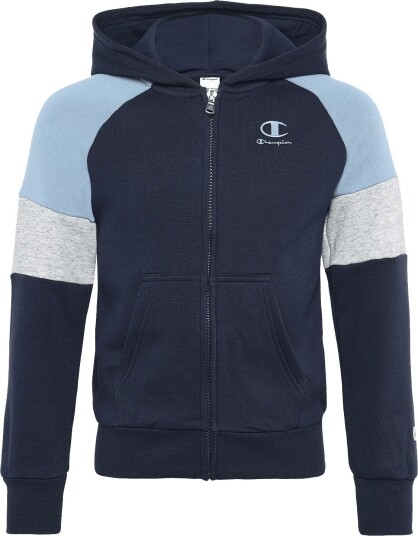 Champion Hooded Full Zip Sweatshirt Navy 162 167