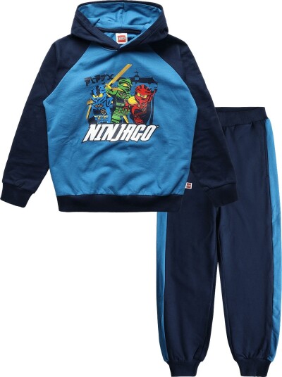 Lego Wear Lwsian 605 - Hooded Sweat Set. - DARK NAVY - 116