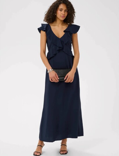Kaffe Karosie Dress Navy 42