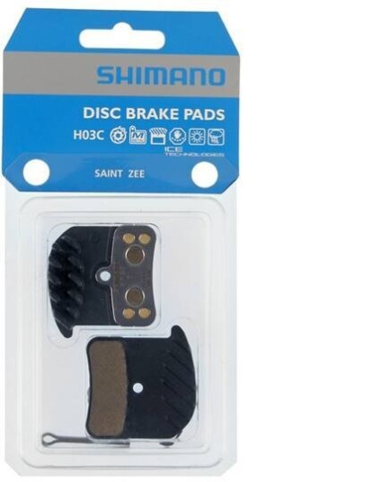 Shimano Brake Pads H03C-MFH03C-MF metallkloss med finne og fjær