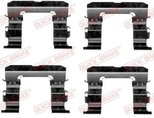 Tilbehørsett, skivebremse belegg QUICK BRAKE 109-1632