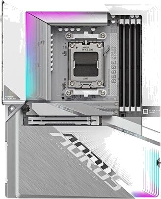 Gigabyte B650E AORUS Stealth Ice Hovedkort ATX med Wi-Fi 7 og DDR5