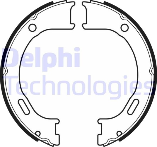 DELPHI LS2076 Bremseskosett, håndbrems