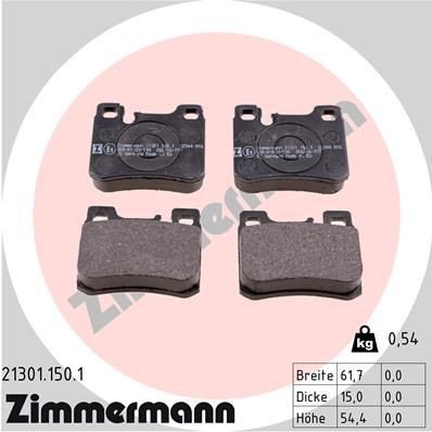 Bremseklosser ZIMMERMANN 21301.150.1