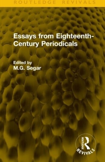 Essays from Eighteenth Century Periodicals