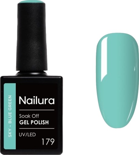 Nailura Gelpolish 179 – Sky Blue Green – 10 ml