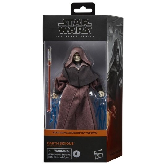 Star Wars The Black Series 6 tommers figur Dart Sidious
