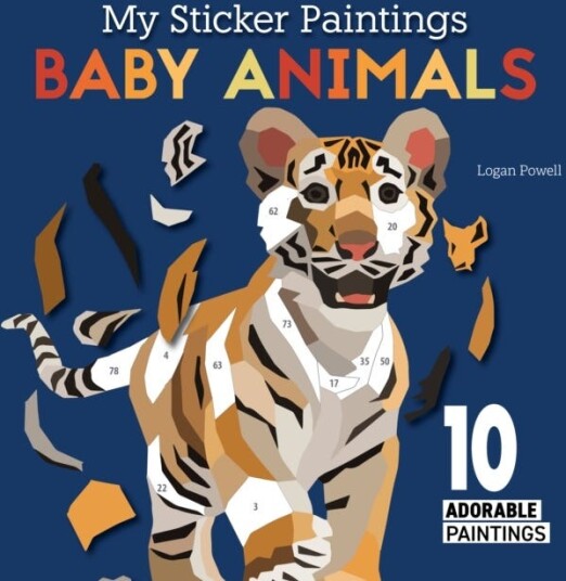 My Sticker Paintings: Baby Animals 10 Adorable Paintings