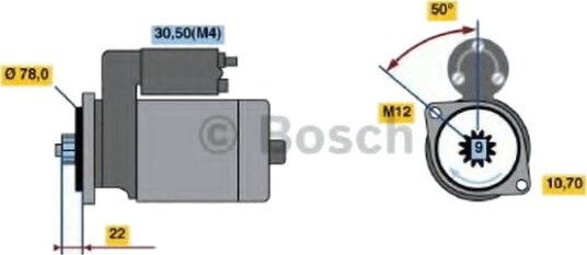 BOSCH 0 986 018 321 Starter