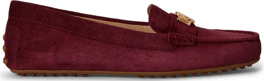 Lauren Ralph Lauren Kidsuede Barnsbury Fl Csl Burgundy 37