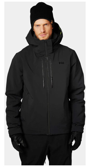 Helly Hansen Herre Alpha Lifaloft Lett Skijakke Svart L