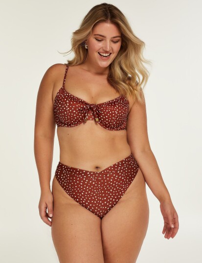 Hunkemöller Ari Cheeky High Leg Hw Multi/patterned XS