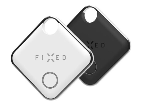 FIXED Tag Tracker 2-pk Bluetooth GPS Svart/Hvit - Apple Find My Kompatibel