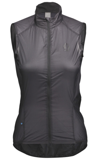 Scott RC Weather Ultralight Vindtett Vest Sort Til Kvinner