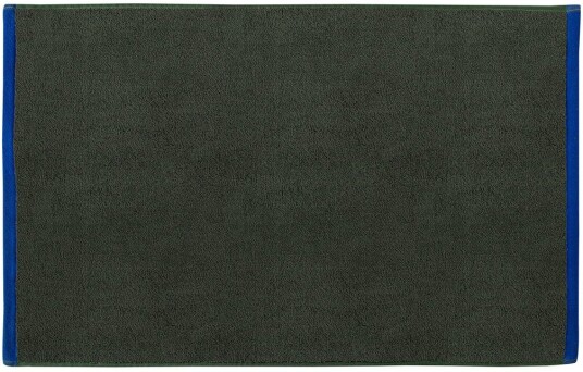 Mette Ditmer Soft baderomsmatte 50x80 cm Dark olive light blue
