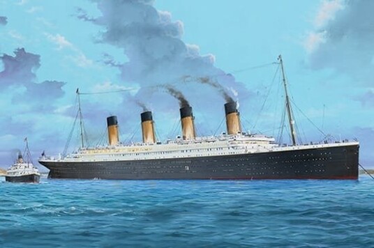 Trumpeter 1/200 Titanic m/LED-lys Trumpeter 1/200 Titanic m/LED-lys