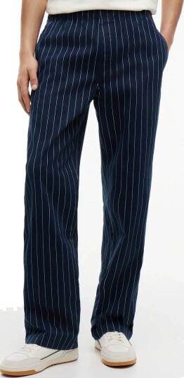 Tommy Jeans Tjm Jaimie Stripe Pant Navy L Tommy Jeans Tjm Jaimie Stripe Pant Navy L