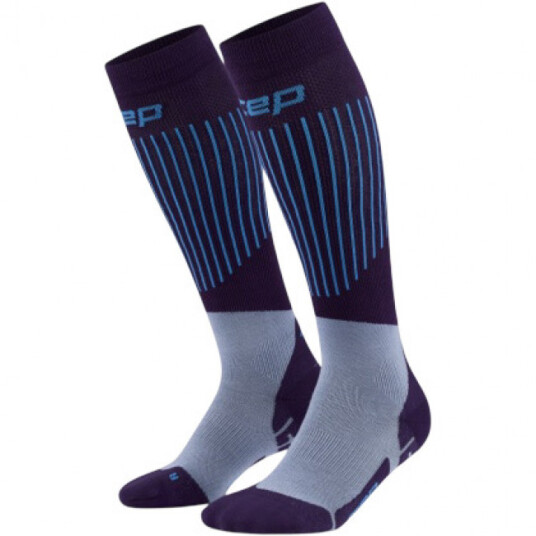 CEP Ski Ultralight Socks Tall 3.0 Skistrømper Herre Dark Purple/Blue IV