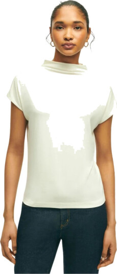 Brooks Brothers Dame Topper Beige M,