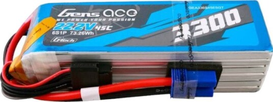 Gens Ace & Tattu Gens Ace G-Tech LiPo-Batteri For Radiostyrte Kjøretøy 3300mAh 22.2V 45C 6S1P EC5-Kontakt Gens Ace & Tattu Gens Ace G-Tech LiPo-Batteri For Radiostyrte Kjøretøy 3300mAh 22.2V 45C 6S1P EC5-Kontakt