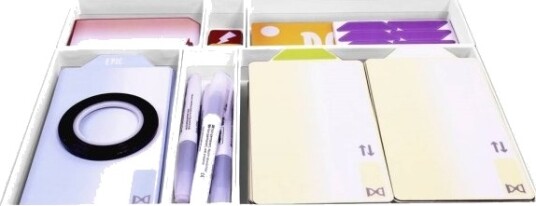 Magnetoplan Whiteboard-Tilbehørspakke Sprintbox Flerfarget Magnetoplan Whiteboard-Tilbehørspakke Sprintbox Flerfarget