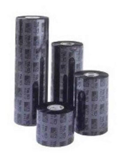 Zebra ribbon 2300 wax - 12-Pack - 110 mm x 74 m - Skriverbånd Svart