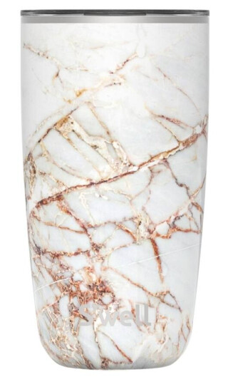 S"well Tumbler With Lid Calacatta Gold 530ml