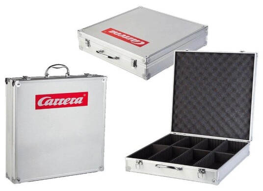 Carrera Aluminium Kuffert til 8 Biler - 1:24 Skala Digital 124 - SÃ¸lv