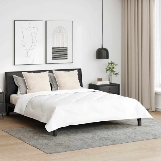 vidaXL Pute 2 stk. 80 x 80 x 12 cm Polyester Hvit