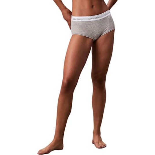 Calvin Klein Truser Modern Cotton Short Gr?melerad X-Small Dame Calvin Klein Truser Modern Cotton Short Gr?melerad X-Small Dame