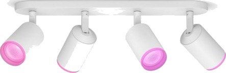 Spotlys PHILIPS HUE Fugato Quadruple GU10 Hvit