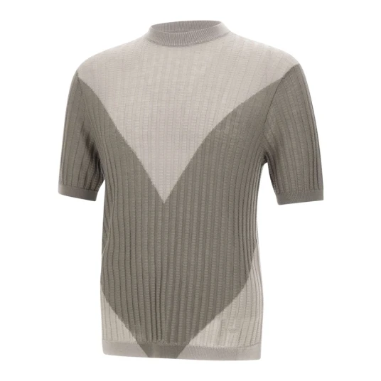 Emporio Armani, Herre, Strikkevarer, Grå, L,