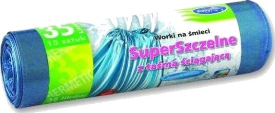 Stella Søppelposer Med Snor 35L Lavendelduft 1 Pakke. 15 Stk. Stella Søppelposer Med Snor 35L Lavendelduft 1 Pakke. 15 Stk.