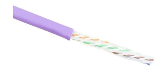 Act Cat 6A U/Utp Solid Installation Cable Lszh Cpr Euroclass Eca 23Awg Violet 500 Meter C6a U/Utp Solid Lszh Eca 500M (Xs6115)