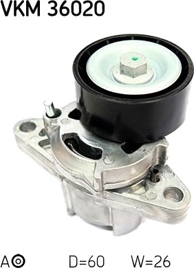Strammehjul kilerem SKF VKM 36020