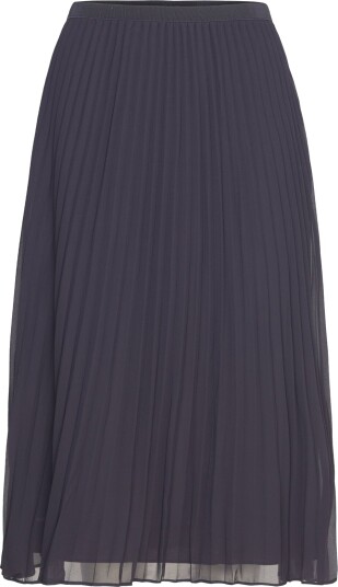 FRENCH CONNECTION Pleated Solid Skirt Blå XL FRENCH CONNECTION Pleated Solid Skirt Blå XL