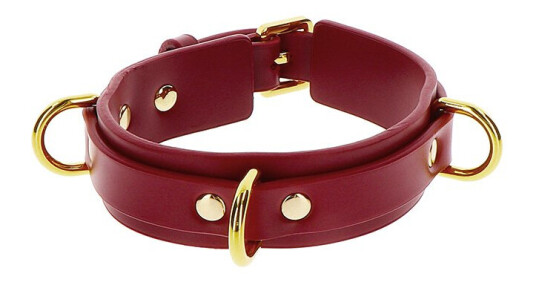 Taboom Bondage Taboom Luxury: D-Ring Collar Deluxe Taboom Bondage Taboom Luxury: D-Ring Collar Deluxe