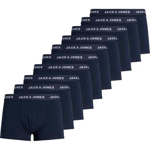Jack & Jones Jacsolid Trunks 10 Packs Noos - Navy - XL Jack & Jones Jacsolid Trunks 10 Packs Noos - Navy - XL