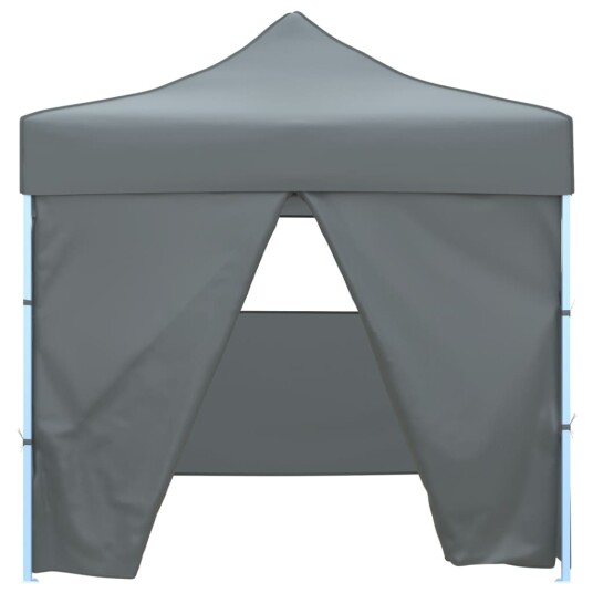 vidaXL Sammenleggbart festtelt popup med 4 sidevegger 3x3 m antrasitt vidaXL Sammenleggbart festtelt popup med 4 sidevegger 3x3 m antrasitt