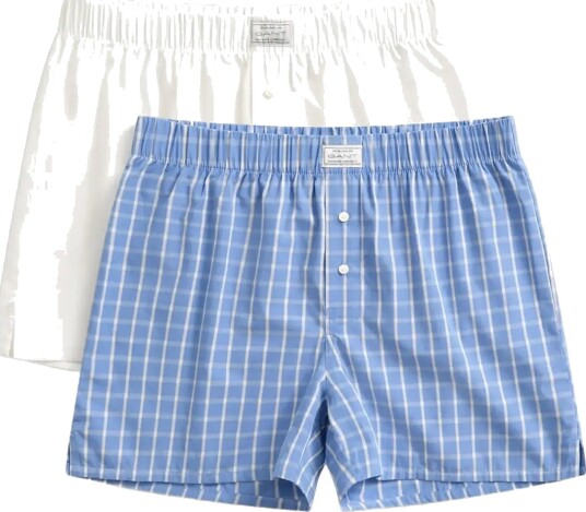 Gant Boxer Shorts 2 Pack Blue L