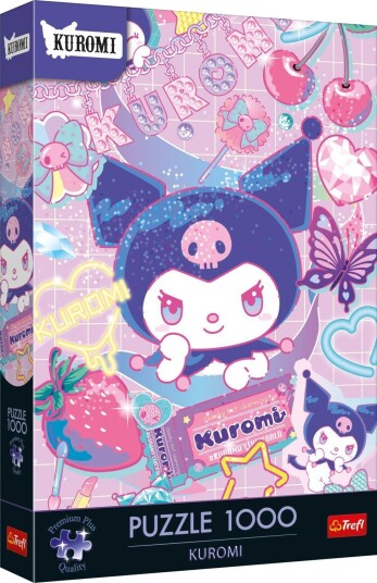 Trefl Premium Plus Puslespill 1000 brikker Hello Kitty Kuromi Trefl Premium Plus Puslespill 1000 brikker Hello Kitty Kuromi