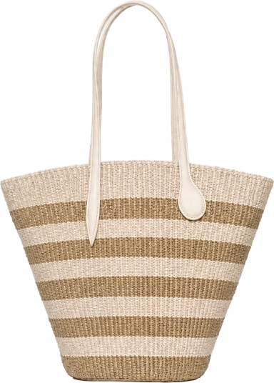 Liffner Straw Basket   Beige   ONE SIZE