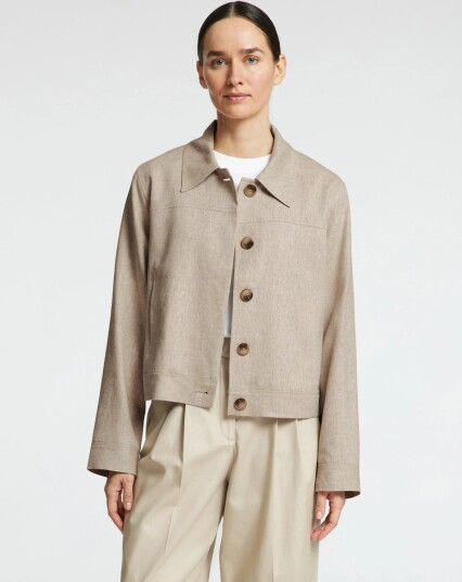 Selected Slfjada Sun Short Jacket   Beige   42