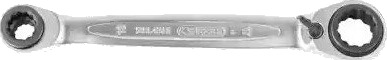 KS TOOLS 503.4565 Dobbelthodet ringnøkkel med skralle