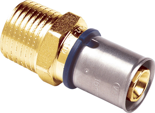 Tigris M1 DRL overgang med nippel 75x2 1/2"
