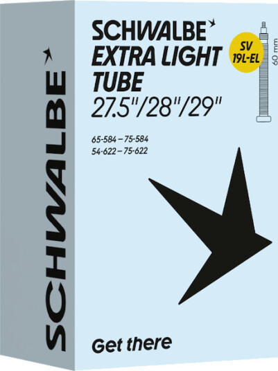 Schwalbe Extra Light slange 27,5/29"x2,10-3,00 (54/75-584/622) 60mm racerventil