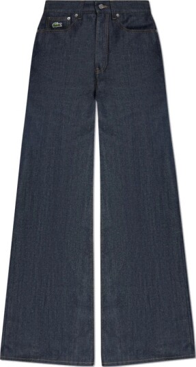 Lacoste, Dame, Jeans, Blå, M,