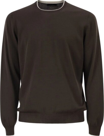 Fay Herre Strikkevarer Brun 4XL,
