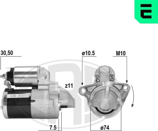 ERA 221061A Starter ERA 221061A Starter