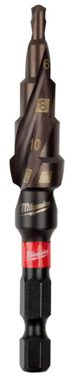 Milwaukee trinnbor shw 4-12mm 2mm trin shockwave step drill 4-12/2mm